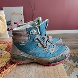 Ahnu Blue and Gray Women's Sneakers